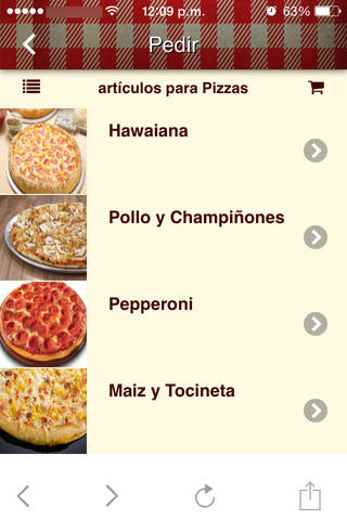 La Pizzeriapp screenshot 2