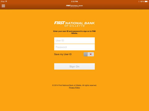 FNB Gillette for iPad