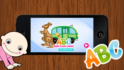 ABC Alphabet Flash Cards - Learning game for Kids in Pre School Toddler Kindergarten