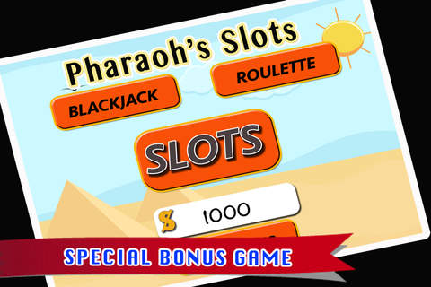 Pharaoh’s Slots - Free Awesome Way to Play Ancient Egypt Slot Machine screenshot 2