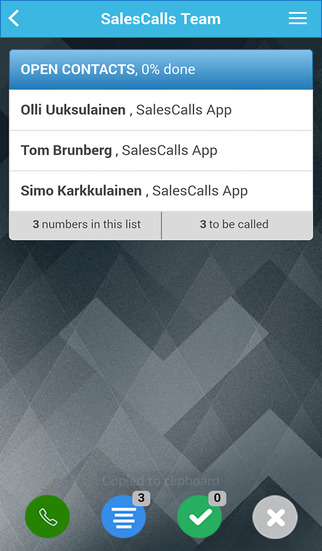 SalesCalls App