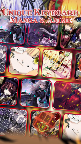 KeyCCM – Manga Anime : Cute Cartoon Wallpaper Keyboard Themes For Rozen Maiden Edition