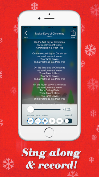 【免費音樂App】Singing Christmas Greetings - Sing along, Add Photos and Send Merry Christmas to Friends and Family-APP點子