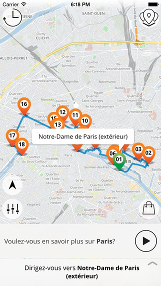免費下載旅遊APP|Paris | Guide audio et organisateur de parcours touristiques par JiTT app開箱文|APP開箱王