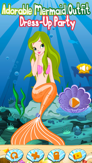 Adorable Mermaid Outfit Dress-Up Party : Lovely Little Costume Makeover PRO