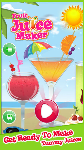 Fruit Juice Maker - Make Sweet Juices and Decorate Healthy Drinks Shakes