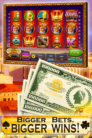 Slots Caesars Gold - All New, Rich Vegas Casino of the Grand Roman Palace! screenshot 2