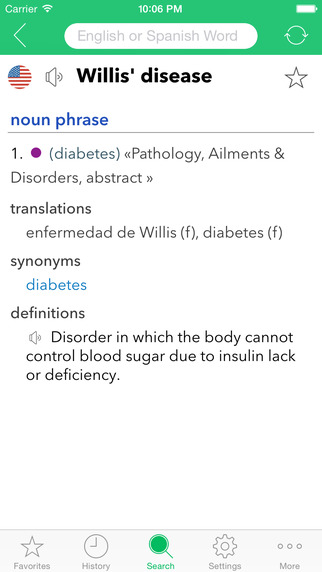 【免費書籍App】English-Spanish Medical Dictionary-APP點子