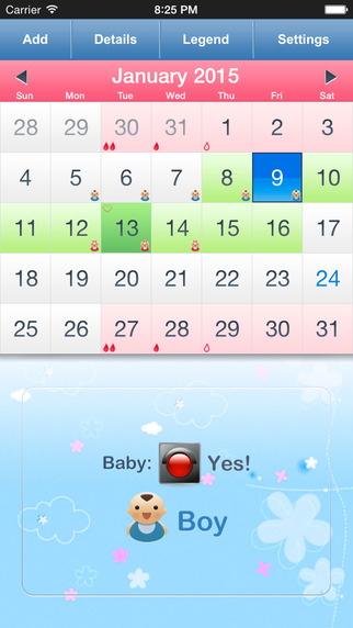 Ovulation Calendar for Men - Conception Pregnancy Calculator