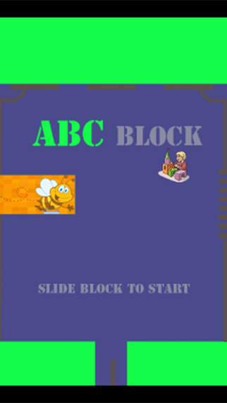 Slide the ABC Block Scrolling block the bee : unblock bee for kids me