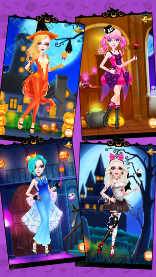 【免費遊戲App】Halloween Salon-Dress Up, Makeup,&Salon Game for Kids-APP點子