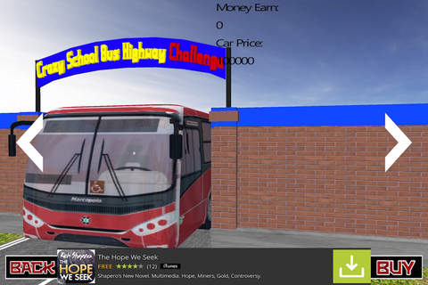 3D Crazy School Bus Highway Challenge Pro Educational Game - Dodge The Cars Get Kids To School Fast screenshot 3