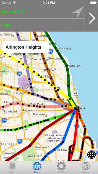 【免費交通運輸App】Metra Rails-APP點子