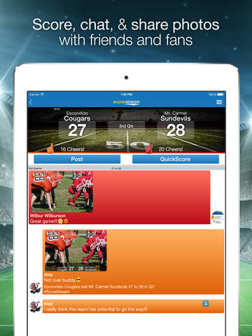 【免費運動App】ScoreStream - High School Sports Scores-APP點子