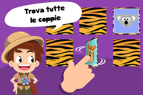 Toddler Tommy Safari Animals Free - Wildlife and Safari Animal puzzles screenshot 3