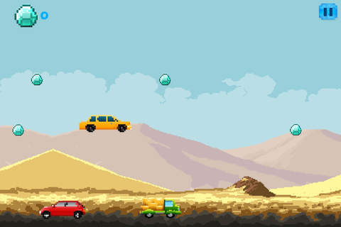 A Pixel Cars Madness - Race For Survival In The Wicked Traffic Land 3D screenshot 2