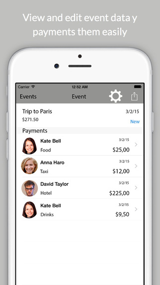 BuddiesBill - settle up payments expenses in group