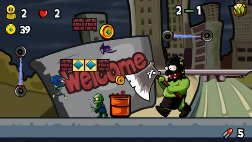 Super Zombies Ninja by bros free games