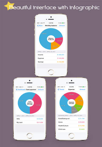 Thumb Money expense tracker - Household accounts bills and spending tracker screenshot 2