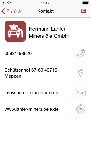 【免費商業App】Hermann Lanfer Mineralöle GmbH-APP點子