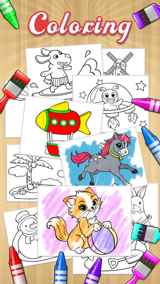 免費下載遊戲APP|Kids Doodle Coloring Book - Color & Draw Kids games app開箱文|APP開箱王