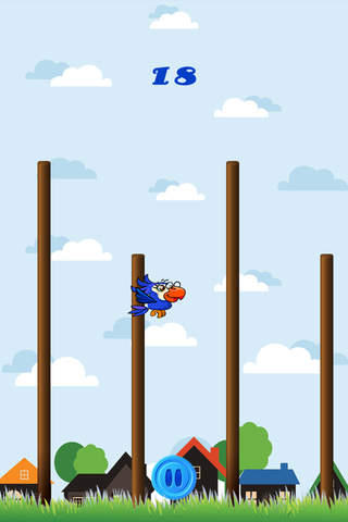 A Clumsy Jump By Flapper Parrot - New Addictive Skippy Bird Climb Game screenshot 3