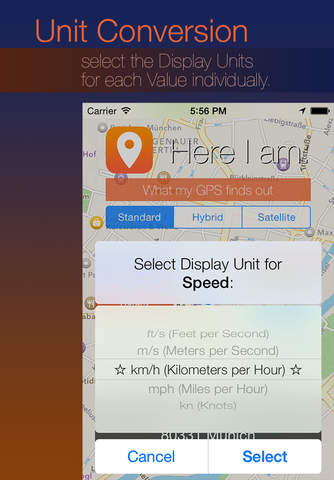 Hier bin ich - die aktuelle Adresse im Klartext mit GPS-Karten und Teilen-Funktion screenshot 3