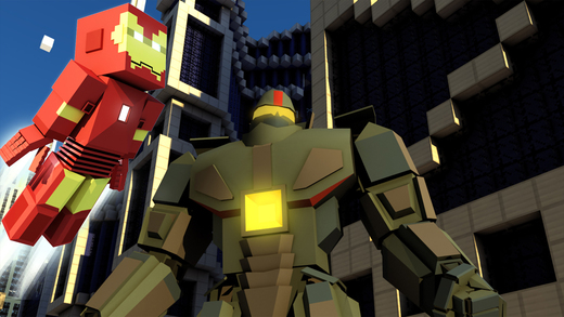 Block Iron Robot 3 - Fantasy Formers Survival and Multiplayer Mini Game with skin exporter for Minec