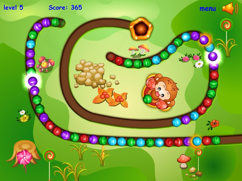 【免費遊戲App】Monkey Marble Shooter-APP點子