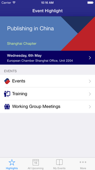 European Chamber China Events