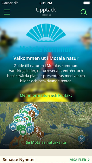 Motalas Naturkarta