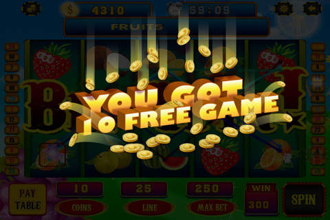 Slots Lucky Fruit Jelly Casino Games Deal Blast Pro screenshot 4