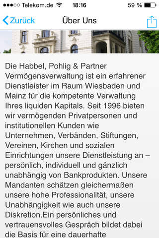 Habbel, Pohlig und Partner Vermögensverwaltung screenshot 2