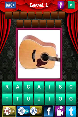 Trivia Guess "~The Music Instruments "Conclude the Device Name~" Free screenshot 4