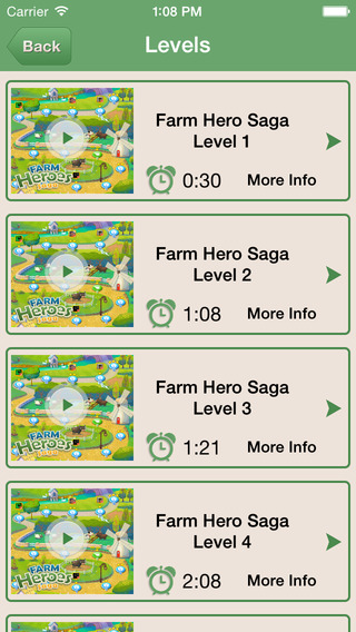 Guide for Farm Heroes Saga - New Videos All Levels Walkthrough Tips and Hints
