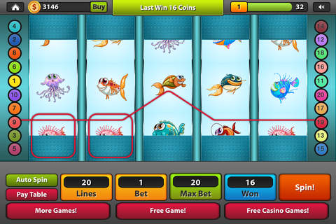 Fish Slots Craze House of Rich-es Las Vegas Casino - Win Big with Fun Xtreme Slot Machine Game Free screenshot 4