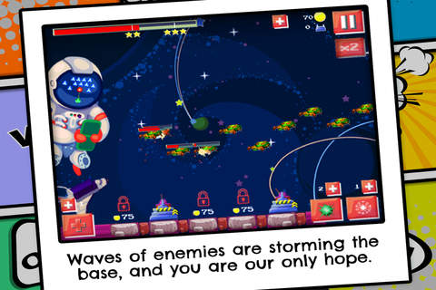 !Space Camp Alien Creeps - PRO - Endless TD Battles Arcade Game screenshot 2