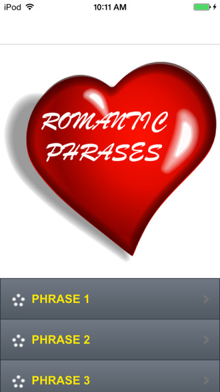 Romantic Phrases