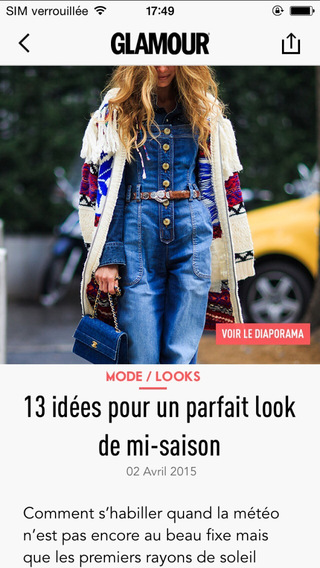 【免費新聞App】Glamour France-APP點子