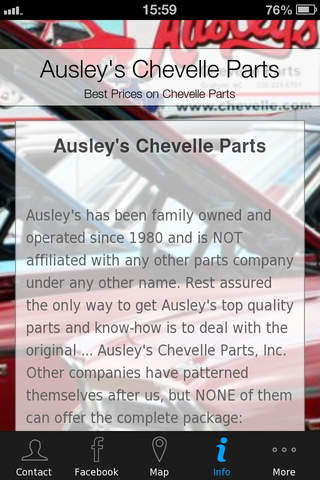 Ausley's Chevelle Parts screenshot 2