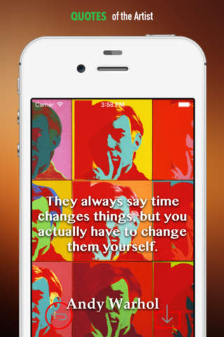 Wallpaper HD for Andy Warhol: Best Paintings and His Famous Quotes Collection screenshot 4