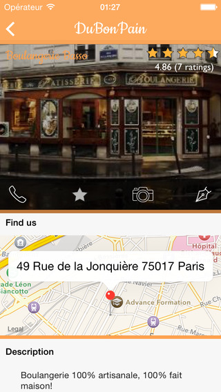 【免費生活App】DuBonPain, bakeries around you!-APP點子