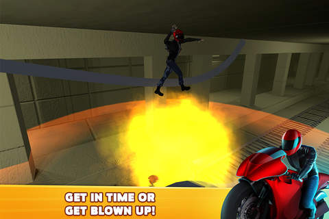 Subway Moto Escape 3D screenshot 3