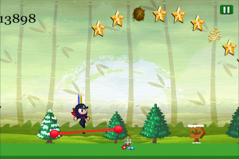 Bouncy Dark Ninja Free screenshot 3