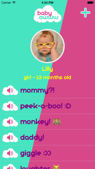 【免費娛樂App】Baby awww - Record your Baby 's first words!-APP點子