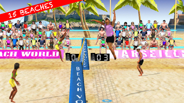 【免費遊戲App】Beach Volley Pro-APP點子