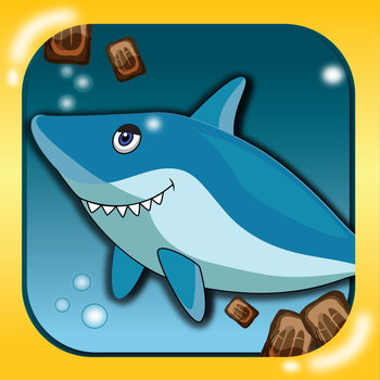 Mini Shark Attack - Avoid Great White and Eat Ocean Fish Simulator: FREE Arcade Game LOGO-APP點子