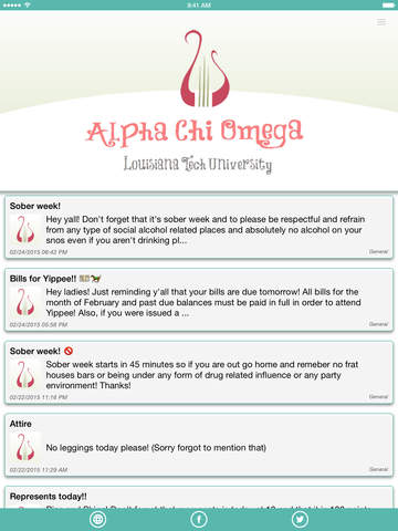 【免費教育App】Alpha Chi Omega - LA Tech-APP點子