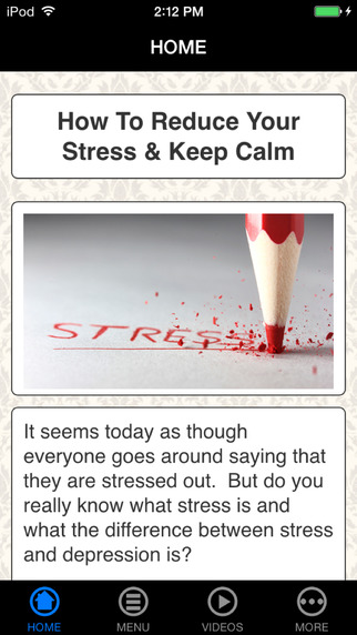 Reduce Stress - How to Relax Calm Down