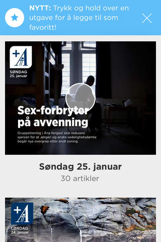 Aftenbladet+ screenshot 2